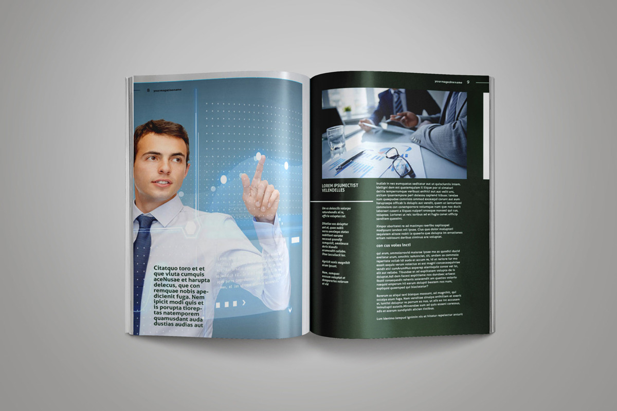 InDesign Magazine Template, a Magazine Template by Indotitas (Photo 7 of 10)