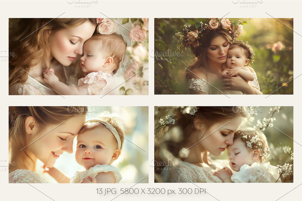 Mother's day. Backgrounds., a Background Graphic by KENO Mascots (Photo 4 of 5)