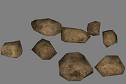 Stone_Small, an Environmental 3D Model by 2dawngames (Thumbnail 1 of 2)