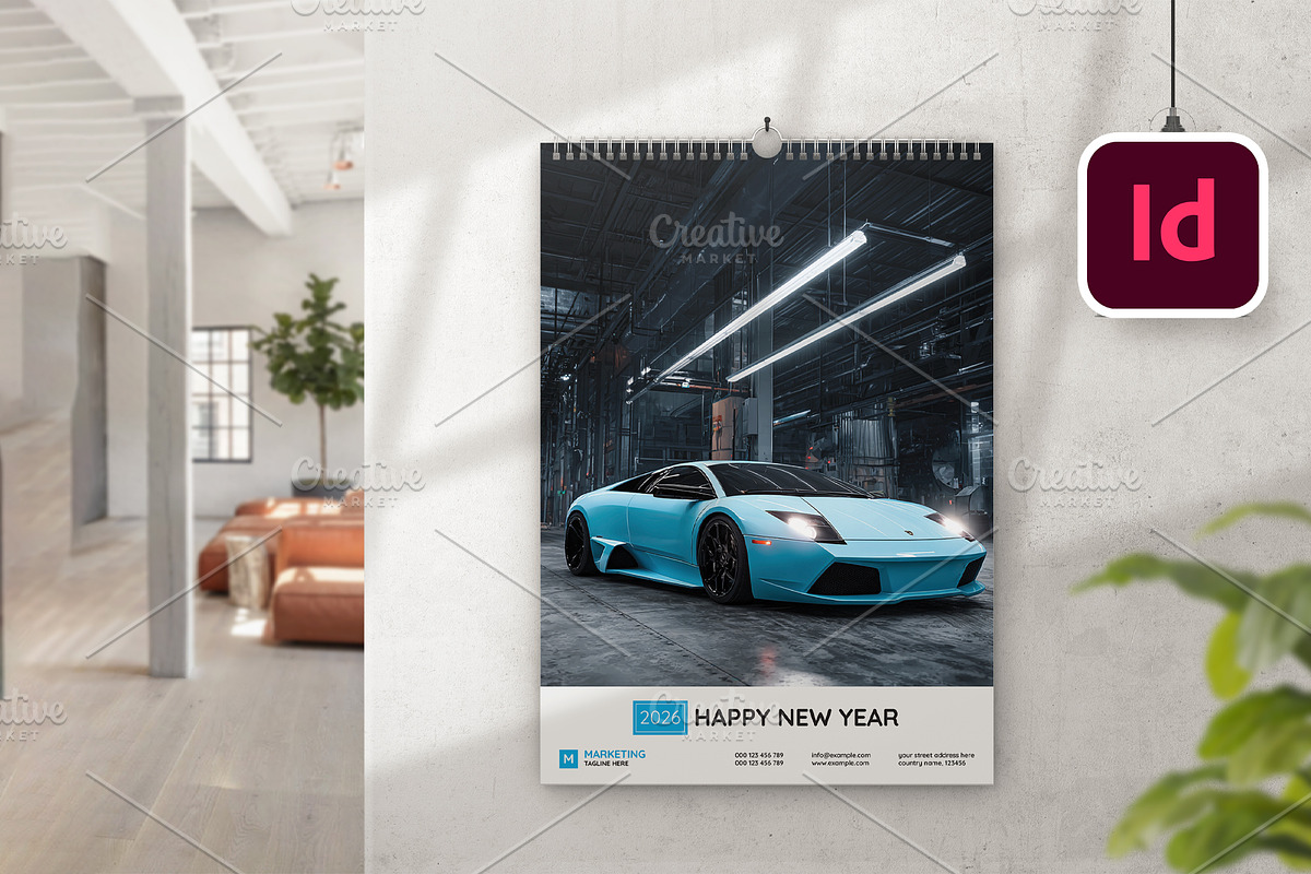 Wall Calendar 2026/2026 Calendar, a Stationery Template by Sofir Nayeem (Photo 2 of 3)