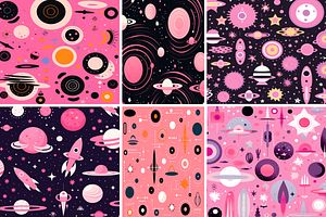 Pink Space Pattern