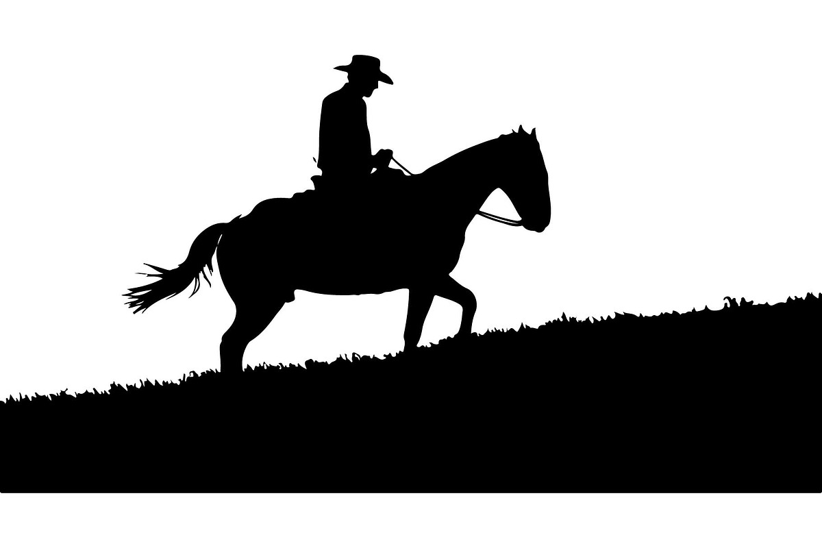 Cowboy Horse Rider SVG Bundle, a Graphic by Creativeshirt (Photo 8 of 13)