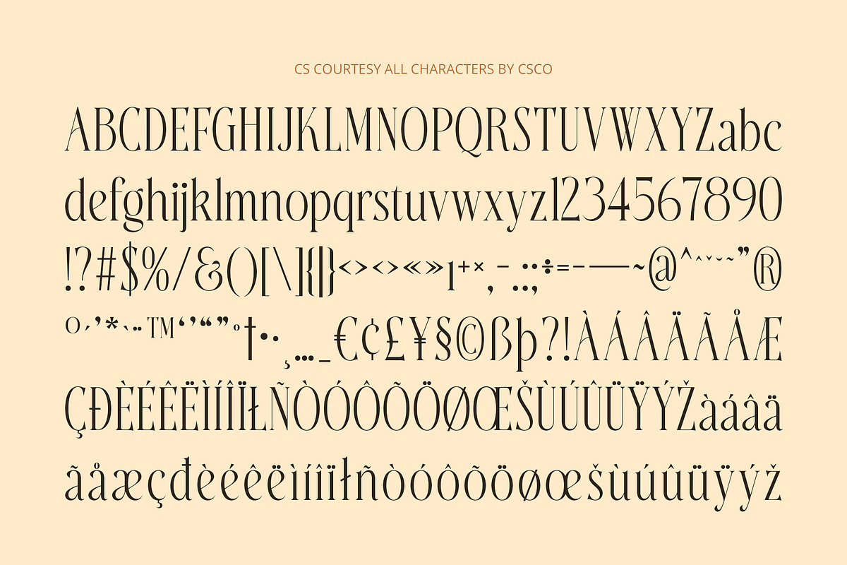 CS Courtesy – Elegant Font, a Serif Font by Craft Supply Co. (Photo 8 of 8)