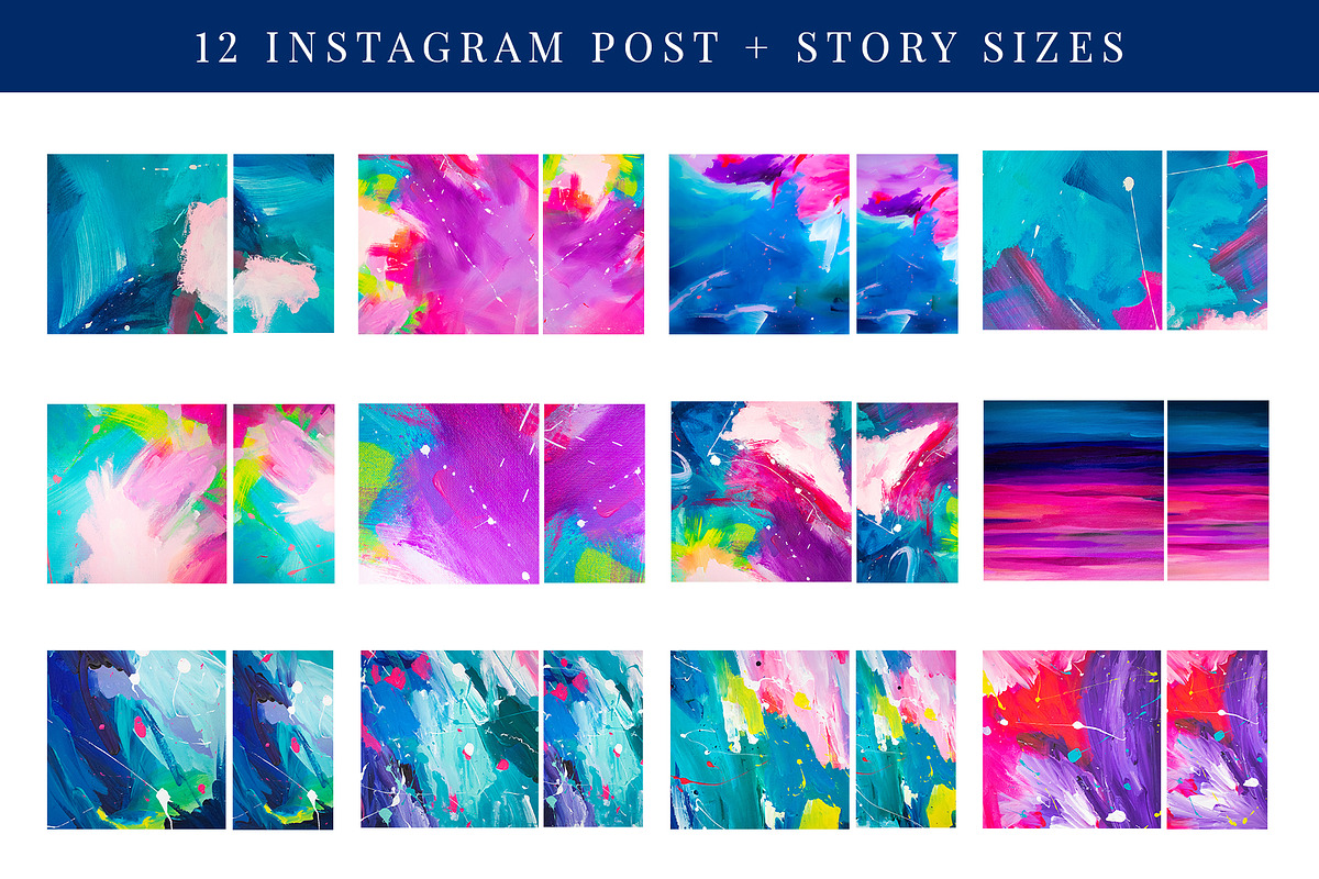 Bright Abstract Backgrounds, a Texture Graphic by Carla Fern Designs (Photo 10 of 10)