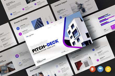 Pitch Deck Presentation Template, a Presentation Template by evgenystudio