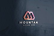Mountan Letter M Logo, a Branding & Logo Template by Design_Planet (Thumbnail 2 of 3)