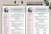 Modern Resume Template Word, a Resume Template by Klamp Studio (Thumbnail 3 of 10)