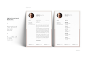 Modern Resume Template with Photo, a Resume Template by GraphicFlava (Thumbnail 4 of 7)