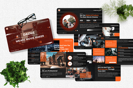 Dasnie - Movie Studio Powerpoint, a Presentation Template by Dhabee
