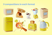 Kitchen Cooking and Culinary Concept, an Object Graphic by 35lab (Thumbnail 2 of 6)