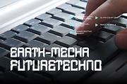 Xultrans - Techno Font, a Sans Serif Font by Dhabee (Thumbnail 4 of 7)