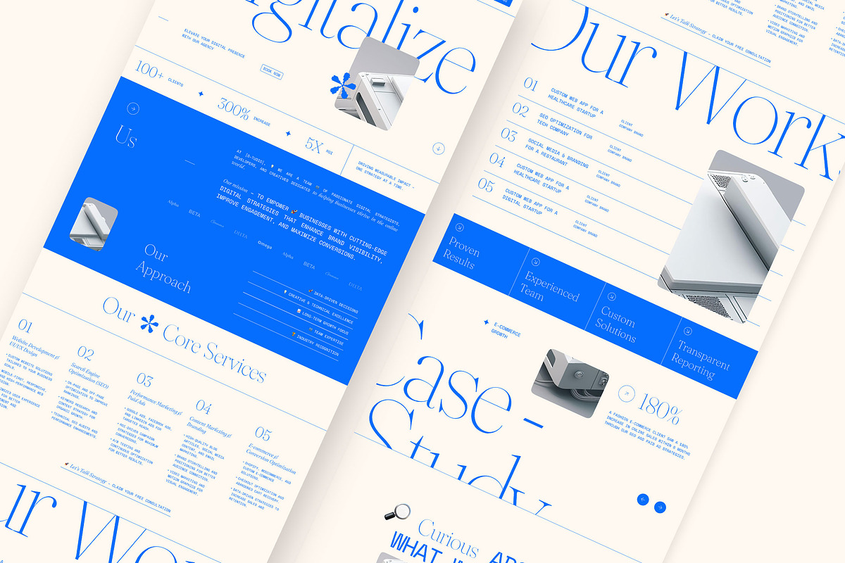 Noustae - Landing Page Template preview 4