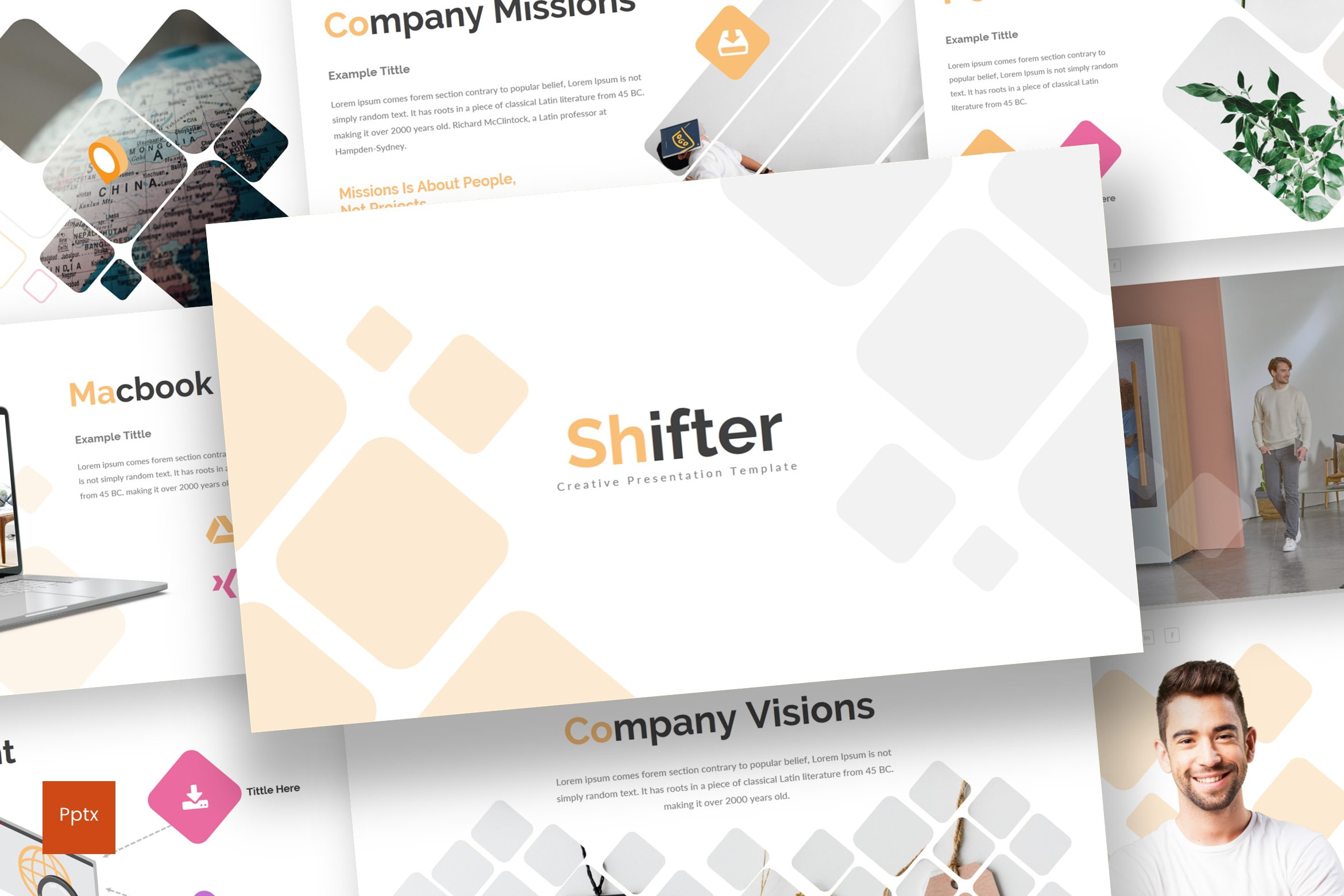 Shifter - Powerpoint Template, a Presentation Template by inspirasign