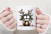 Whimsical Christmas Animal Clipart, an Illustration by Sublimation Artist (Thumbnail 5 of 6)