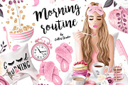 Morning clipart, fashion, a Food Illustration by Collart Studio (Thumbnail 1 of 7)