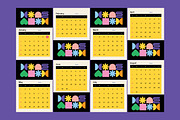 Fun Learning Wall Calendar for Kids, a Stationery Template by twinstd (Thumbnail 3 of 3)