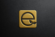 Logo design of letter E ,nature logo, a Branding & Logo Template by art_creater (Thumbnail 2 of 2)