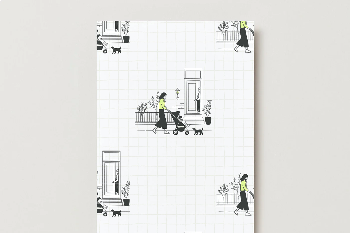 Modern Baby Shower Invitation, an Invitation Template by Bend Brand Design (Photo 5 of 6)