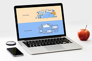 Cloud storage and cloud computing, a Technology Illustration by Good Studio (Thumbnail 3 of 3)