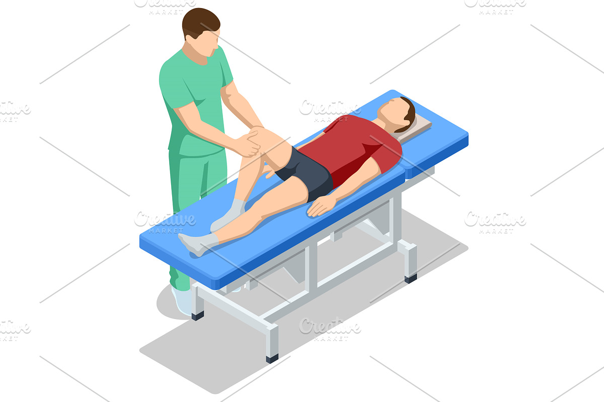 Isometric vector image of a massage, an Object Illustration by Golden Sikorka
