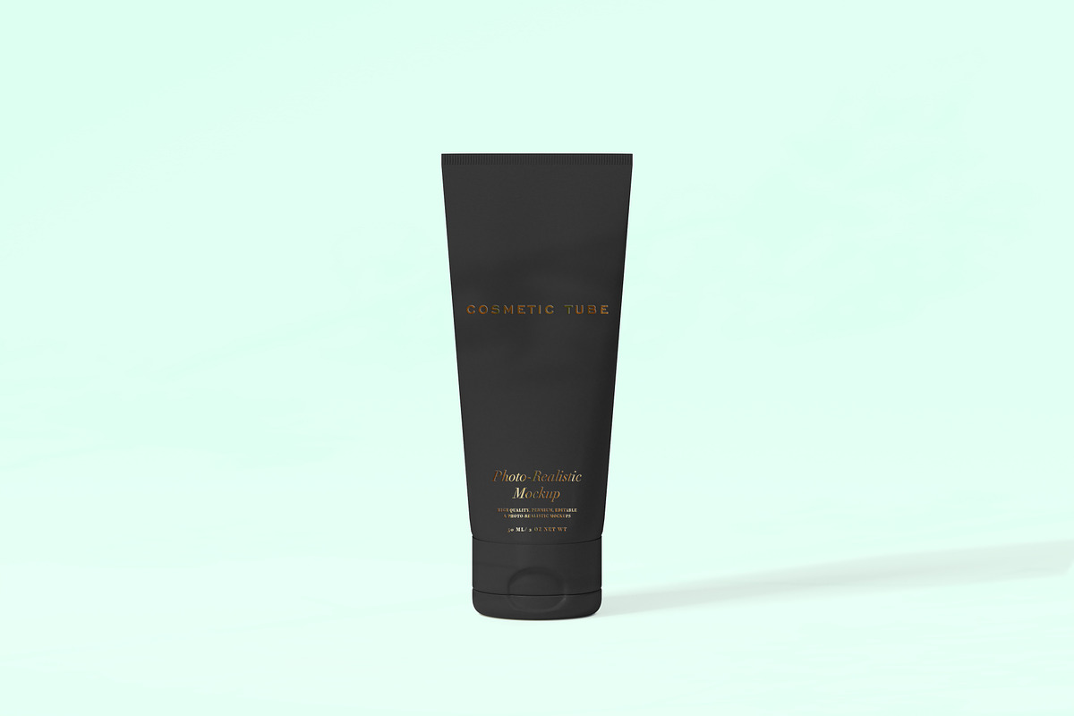 Cosmetic Tube Mockup Trio, a Packaging Mockup by Zumrod (Photo 5 of 11)