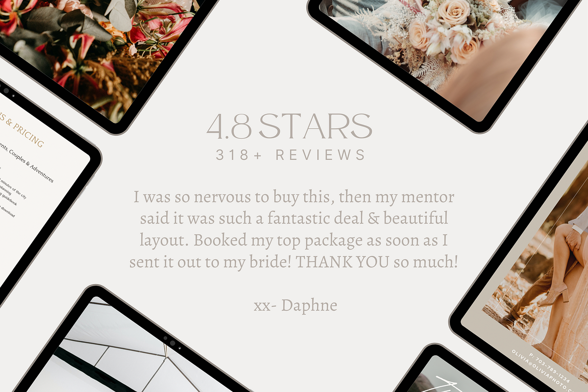 BOHO Wedding Photography Guide Canva, a Magazine Template by Signature Edits (Photo 9 of 12)