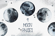 Space Travel - watercolor collection, a Texture Illustration by Alina Sh (Thumbnail 2 of 11)