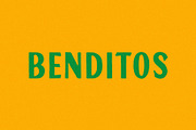 Benditos Typeface, a Handwritten Font by Taylor Penton (Thumbnail 1 of 6)