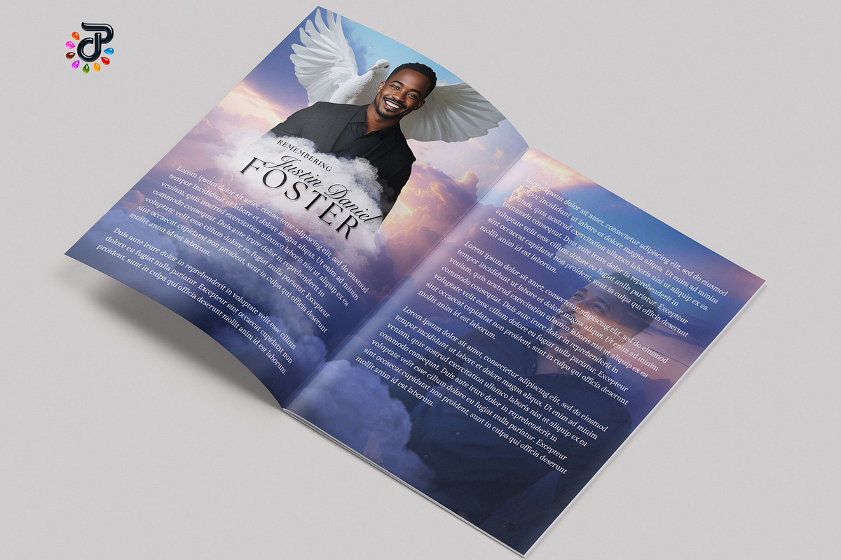 Elegant Canva Obituary Template Design preview 6