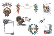 Vintage Restaurant & Tavern Graphics, a Food Illustration by Blue Line Design (Thumbnail 11 of 16)