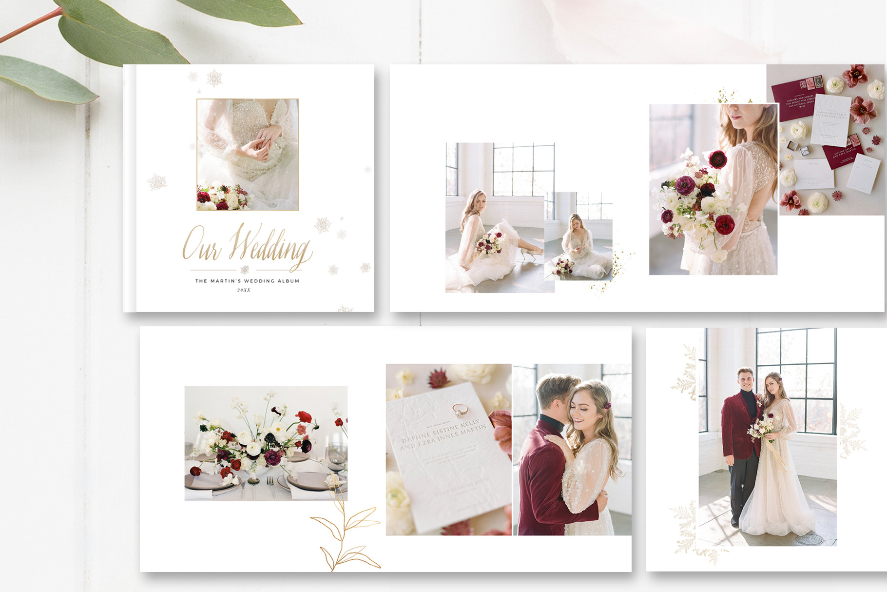 Gold Luxe Photography Album Psd, A Stationery Template By By Stephanie 