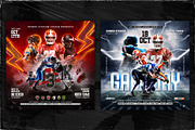 5 Football Flyer Templates, a Flyer Template by OnurDemircan (Thumbnail 5 of 6)