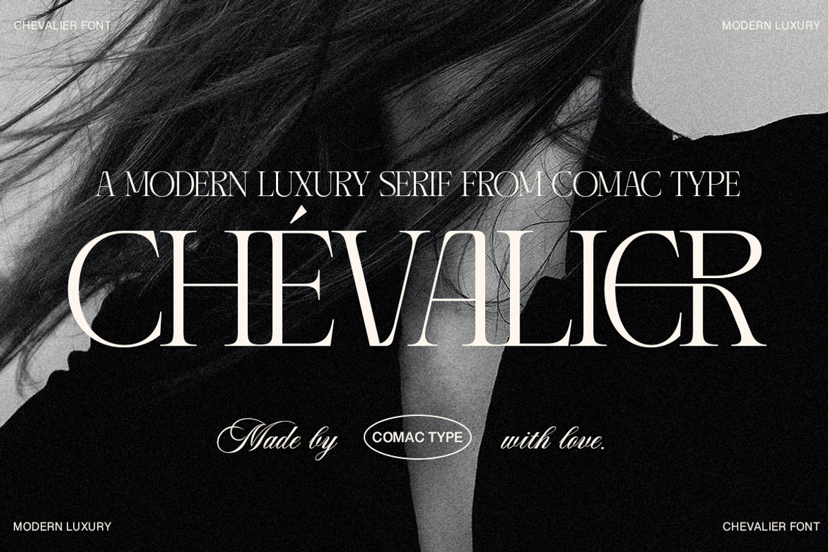 CHEVALIER Modern Luxury Typeface, a Serif Font by Comactype Foundry (Photo 1 of 13)