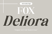 Fox Deliora Font, a Serif Font by Fox7 By Rattana (Thumbnail 1 of 15)