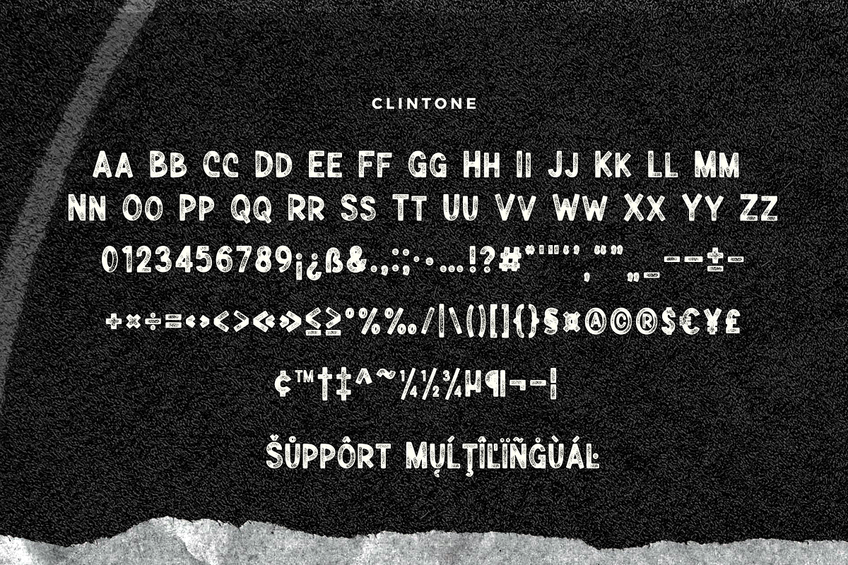 Clintone - Display Font, a Sans Serif Font by Ainun Jinan (Photo 8 of 8)