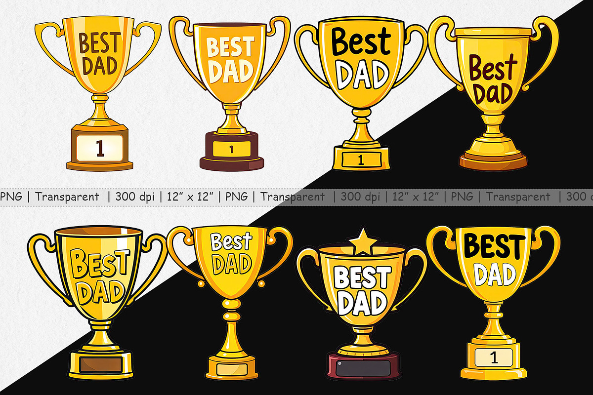 Trophy Clipart, a Graphic by Artnoy (Photo 2 of 5)