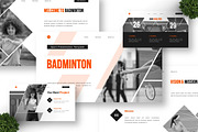 Badminton - Sport Google Slide, a Presentation Template by Deepslide Studio (Thumbnail 6 of 6)