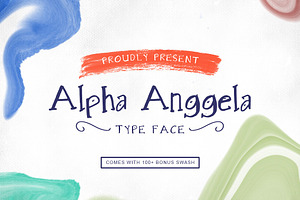 Alpha Anggela - 18 Font styles