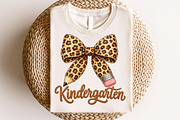 Preppy Kindergarten Pencil Bow PNG, a Seasonal Illustration by CraftArtStudio (Thumbnail 4 of 4)