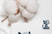 Robotic Cats Clipart Set, a Decorative Illustration by Pati Charm Studio (Thumbnail 8 of 8)