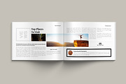 Travel Magazine Landscape Templates, a Magazine Template by Pixelpick (Thumbnail 4 of 13)