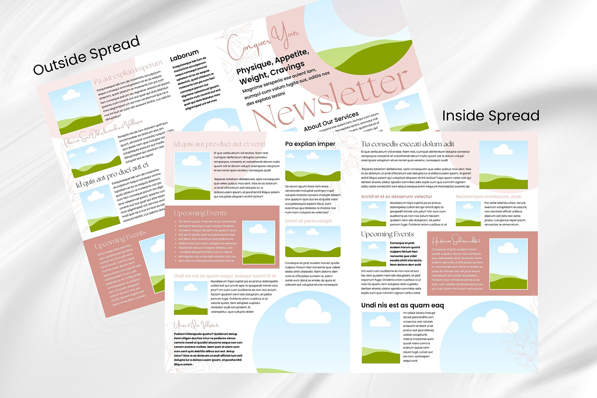 Yoga Class Newsletter Canva Template, an Email Template by PixelCraft (Photo 13 of 16)