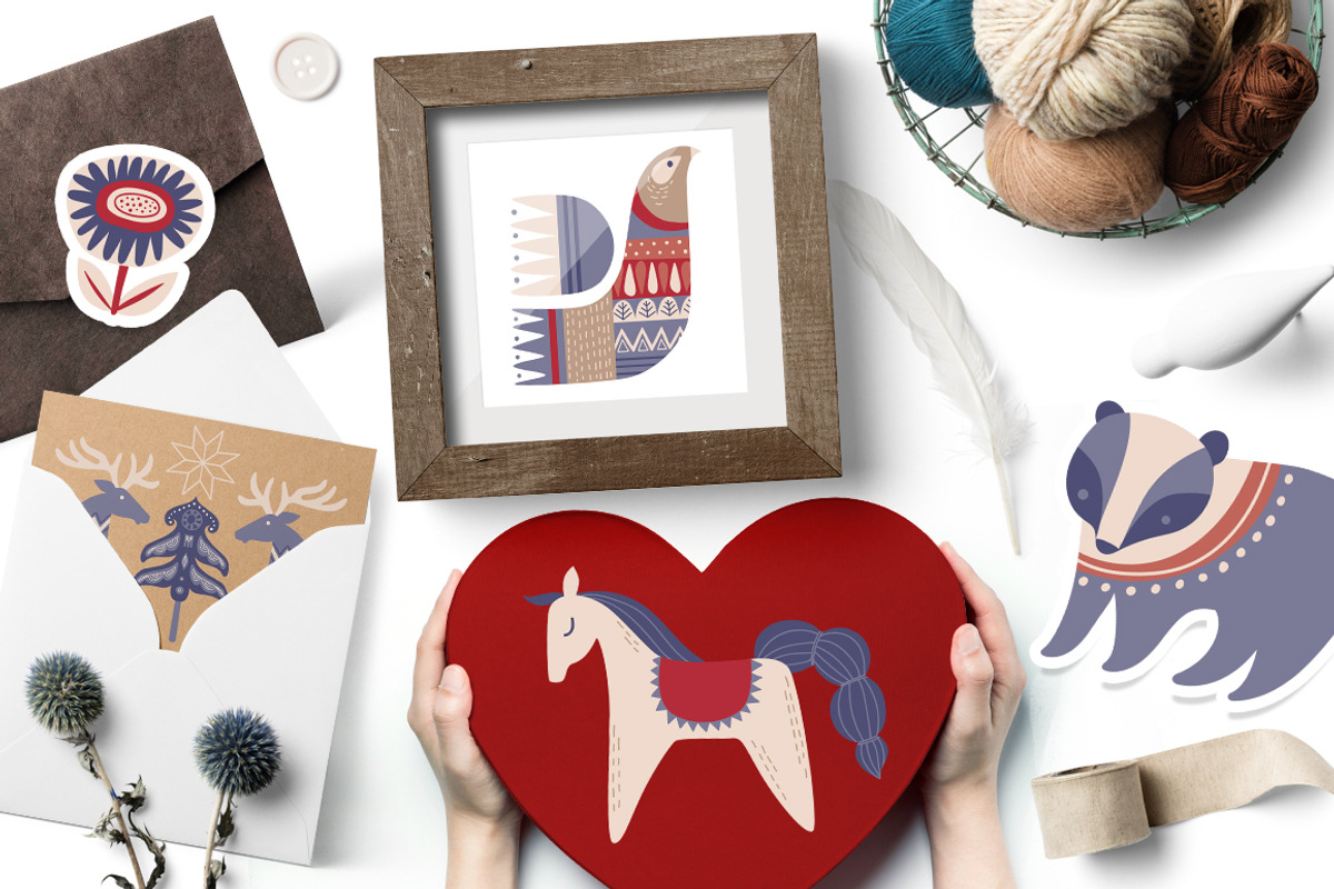 Scandinavian Winter Holiday Pack, an Object Graphic by Beauty Drops (Photo 5 of 15)