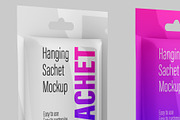 Pouch Sachet with Hang Hole Mockup, a Packaging Mockup by Illusiongraphic (Thumbnail 20 of 22)