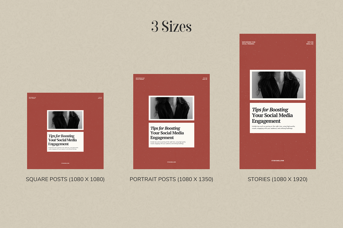 JOELLE Aesthetic Instagram Templates, a Social Media Template by Studio Mellow B (Photo 5 of 7)