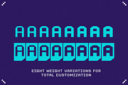 Retro 86 Old School Computer Font, a Sans Serif Font by Parker Creative (Thumbnail 7 of 9)