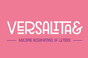 Versalita& - Font, a Sans Serif Font by Franco Fuentes (Thumbnail 1 of 10)