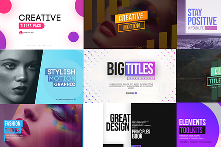 Clean Titles Pack - After Effect, a Templates & Theme by Polygon Motions