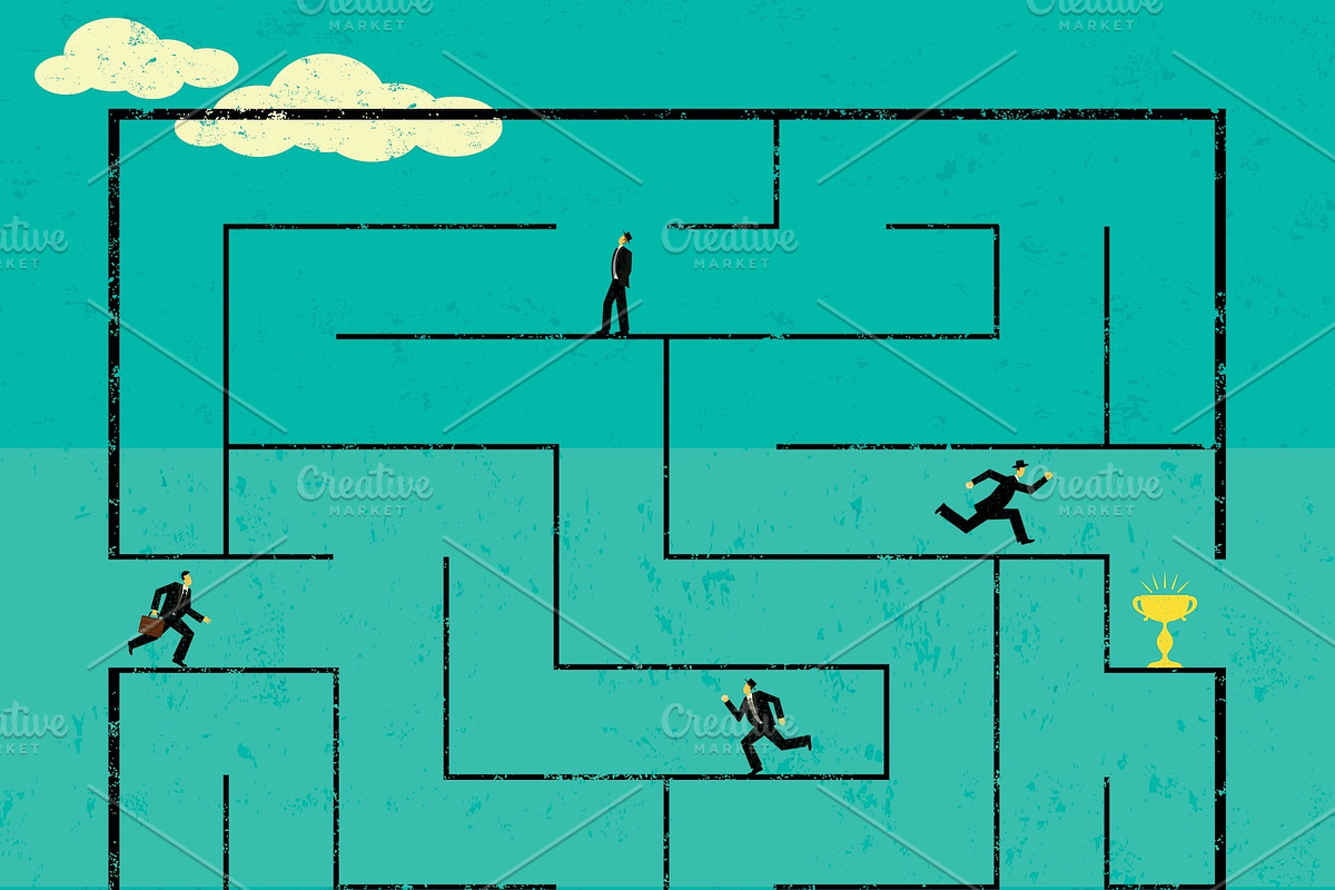 Business Concepts Bundle 11 Men, a Person Illustration by retrorocket (Photo 2 of 21)