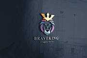 Brave King Lion Logo, a Branding & Logo Template by Design_Planet (Thumbnail 2 of 5)